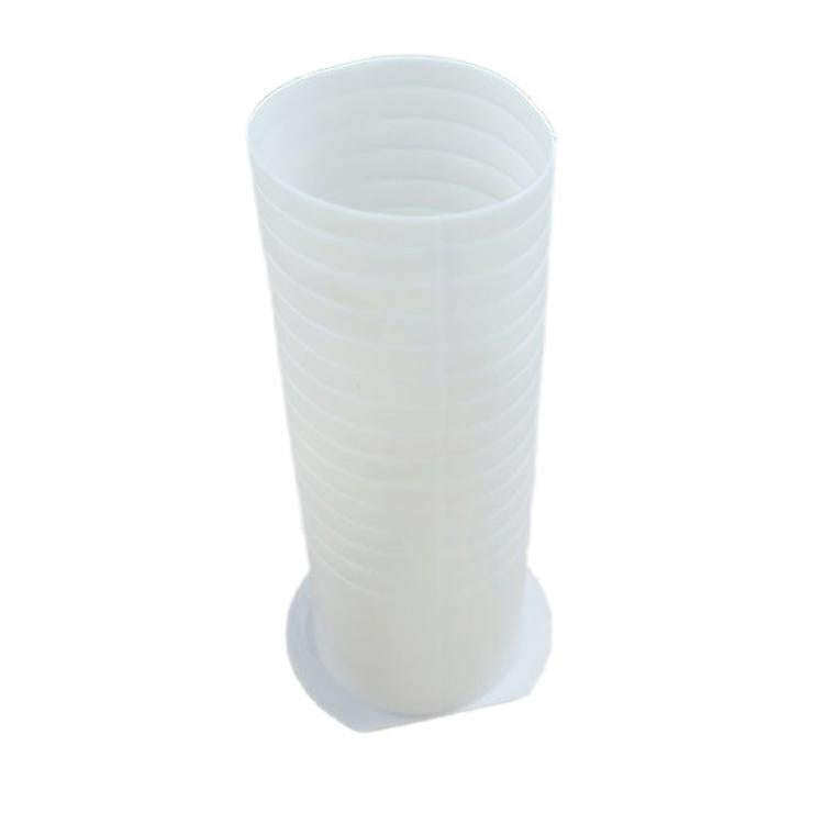 Wall Sleeve for Air Conditioner Installation 7.5cm/3in Outer Dia AC Duct Wall Penetration Pipe(Wh...