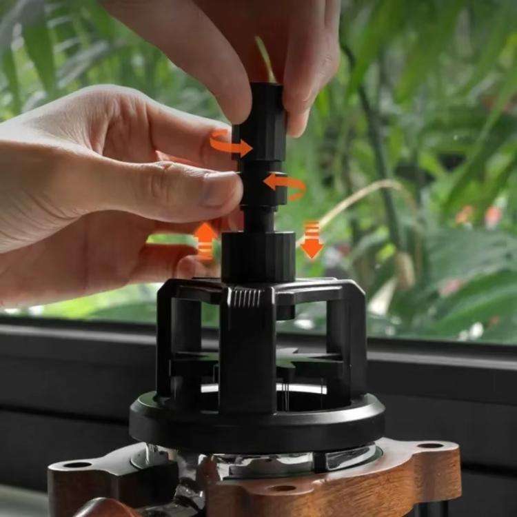 51mm Rotating Magnetic WDT Tool for Espresso Adjustable Height Coffee Needle Distributor Coffee G...