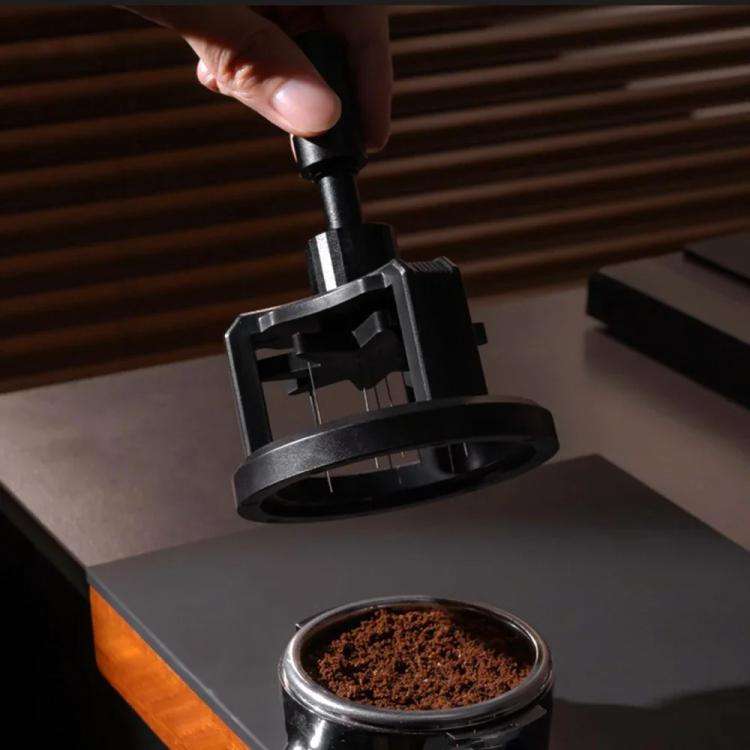 51mm Rotating Magnetic WDT Tool for Espresso Adjustable Height Coffee Needle Distributor Coffee G...