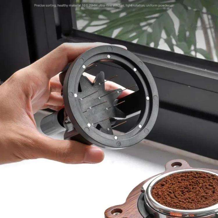 51mm Rotating Magnetic WDT Tool for Espresso Adjustable Height Coffee Needle Distributor Coffee G...