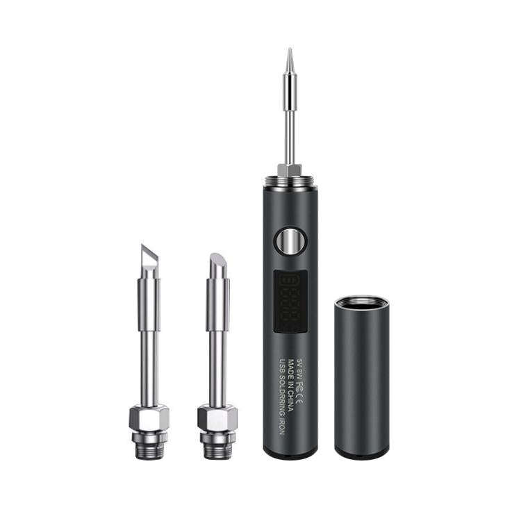 Mini USB Portable Wireless Digital Display Soldering Iron, Specification: Small 850 mAh + Blade +...