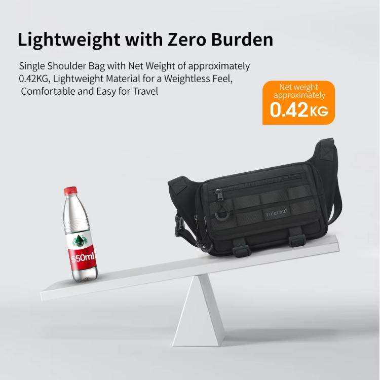Tigernu Men Chest Bag Outdoor Messenger Bag Waterproof Crossbody Sling Bag For Hunting Commuting ...