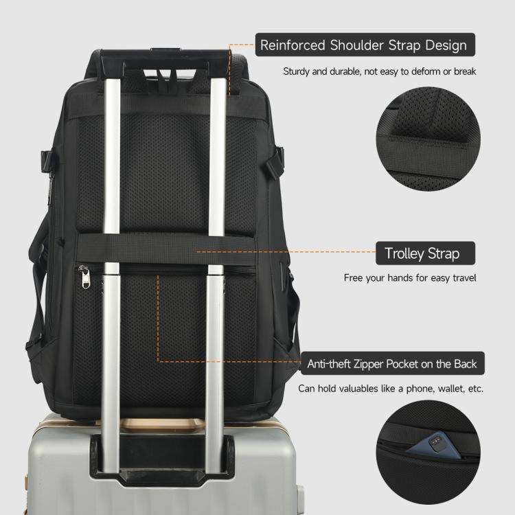 Tigernu T-B9836 3-in-1 Detachable Men Backpack Convertible Travel Laptop Bag for Sports & Commuti...