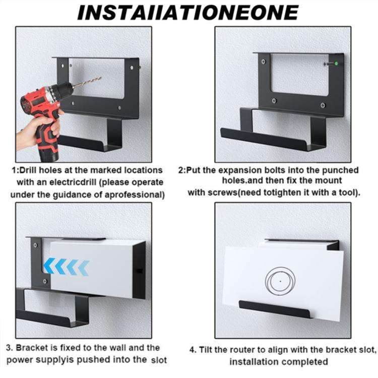 For Starlink Gen 3 2 In 1 Router Power Metal Bracket(Z0201)