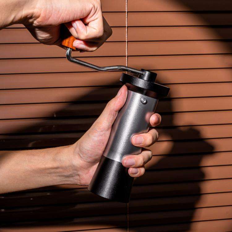 Manual Coffee Grinder with 5-Claw 420 Stainless Steel Burr External Click Adjustable Grind Settin...