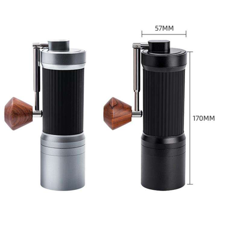 Seven Stars Manual Coffee Grinder CNC Stainless Steel Burr Foldable Hand Crank Mill for Coffee Be...