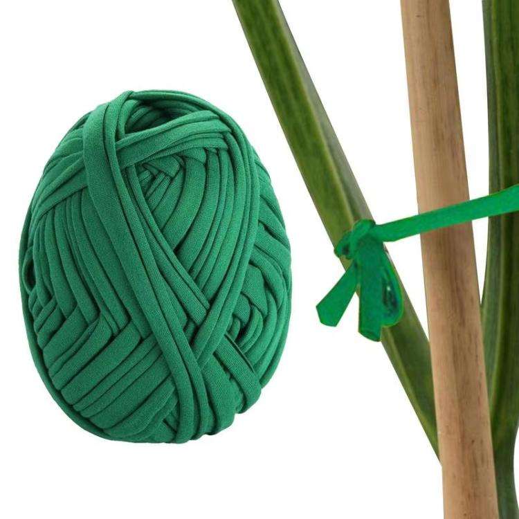 30m Garden Rope Fabric Cord Plant Support Ties(Green)