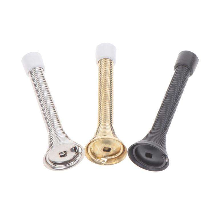 3pcs Spring Door Stopper Anti-Collision Lock Protective Door Crash Pad(Color Random Delivery)
