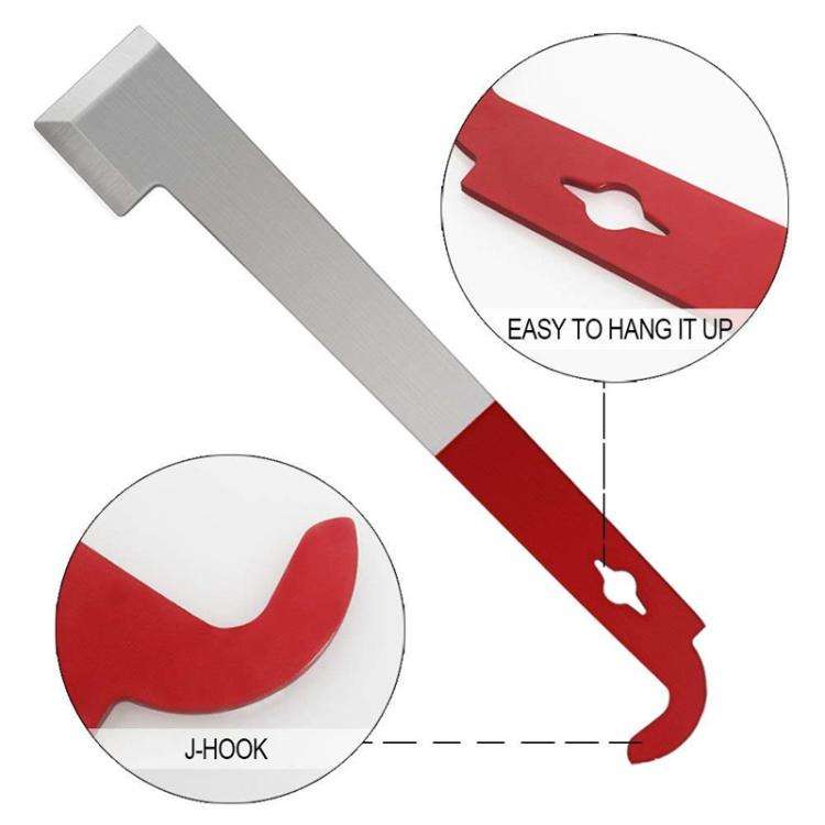 Stainless Steel Curved Tail Beehive Scraper Beekeeping Tools