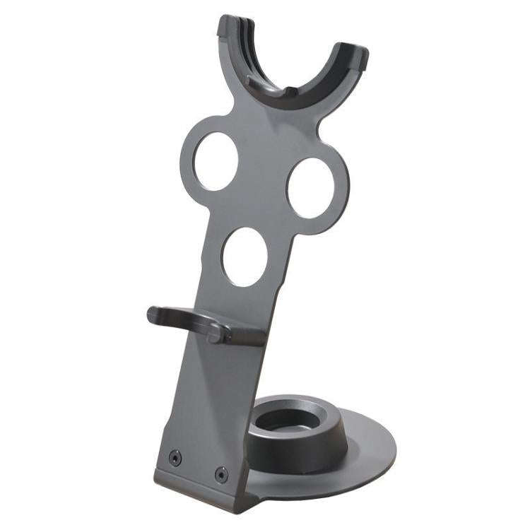 For Dyson Supersonic Hair Dryer Desktop Holder Metal Stand with Cable Organizer(Black)