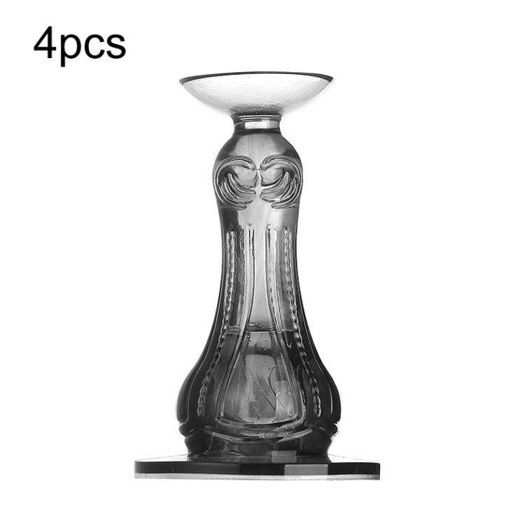4pcs /Pack Silicone Door Stopper Wall Protector No Drill Anti-Slip Bumper for Bathroom/Bedroom Do...