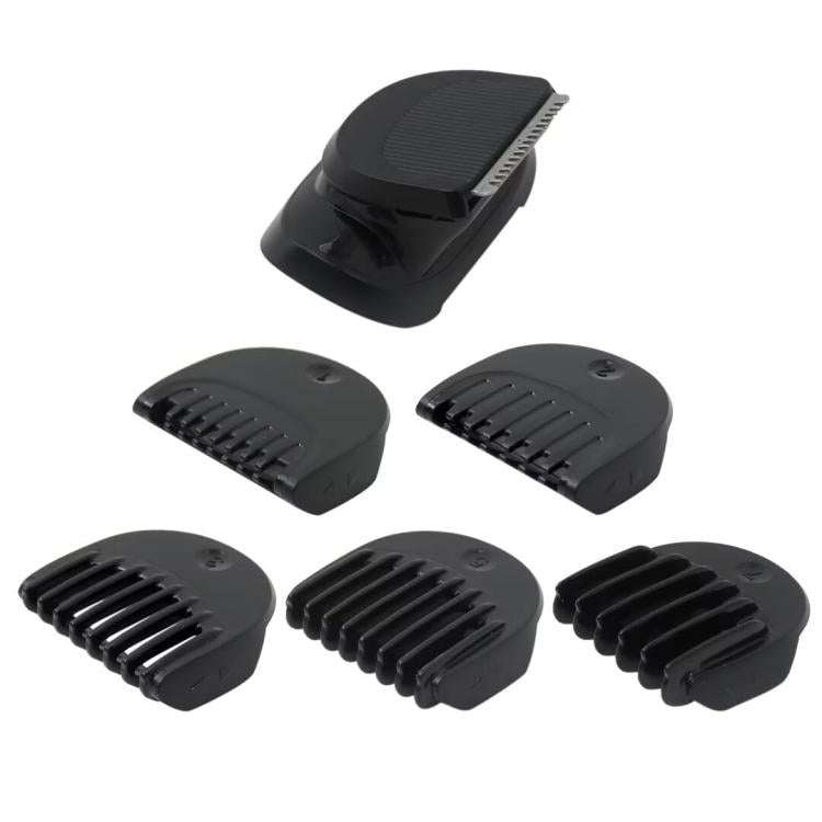 For Braun Series 5/6/7 Shaver Replacement Trimmer Attachment Kit With 5 Guiding Combs(Black)