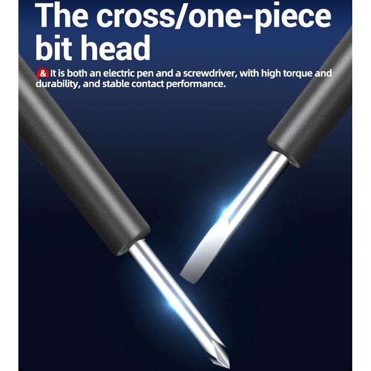ANENG Digital Display High-Precision Intelligent Induction Test Pen(Red Cross Head)