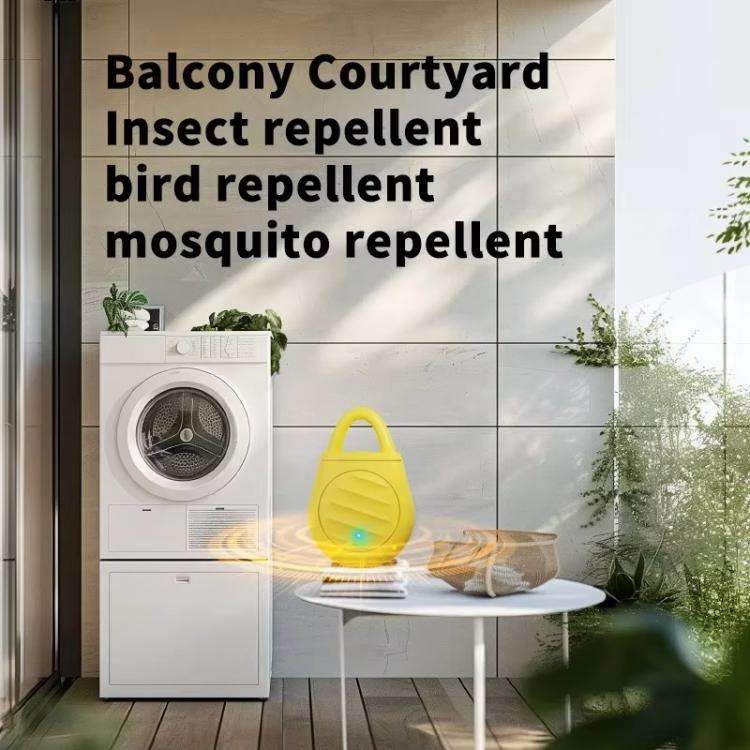 34Hz-70kHz 3 Modes Ultrasonic Bird Repeller Rechargeable Outdoor Animal Deterrent for Garden/Balc...
