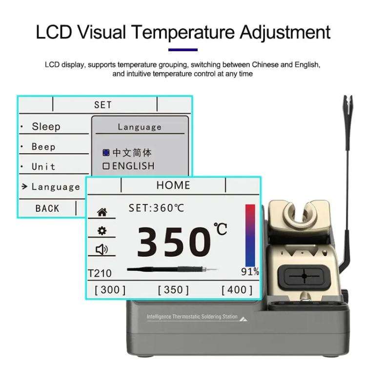 GVM H3 Smart 3 In 1 Electric Welding Station Mainboard Soldering Iron Smartphone Repair Smart Con...