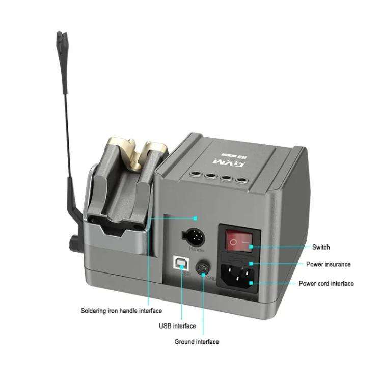 GVM H3 Smart 3 In 1 Electric Welding Station Mainboard Soldering Iron Smartphone Repair Smart Con...