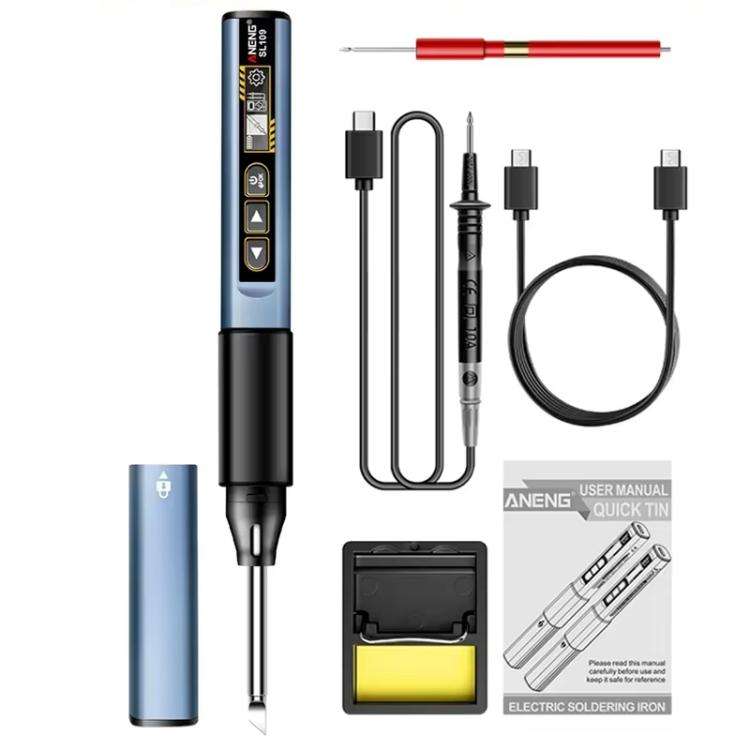 ANENG Portable Internal Heating Soldering Iron With Digital Multimeter(Navy)