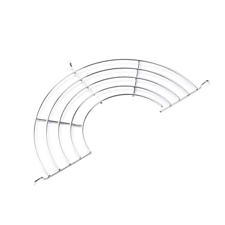 Stainless Steel Semi-circular Pot Edge Oil Drain Rack, Size: 26cm Thickness 2.5mm