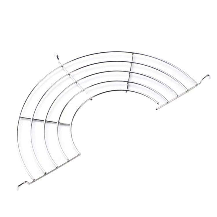 Stainless Steel Semi-circular Pot Edge Oil Drain Rack, Size: 26cm Thickness 3.0mm