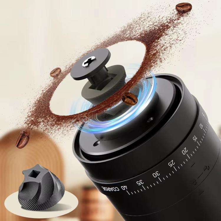 Portable Electric Coffee Grinder with 40 Adjustable Settings Rechargeable USB-C Ceramic Burr Mill...