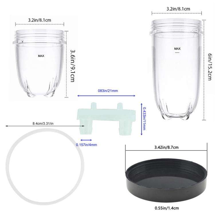 Cross Blade For Magic Bullet 250W Juicer Blender Replacement Parts