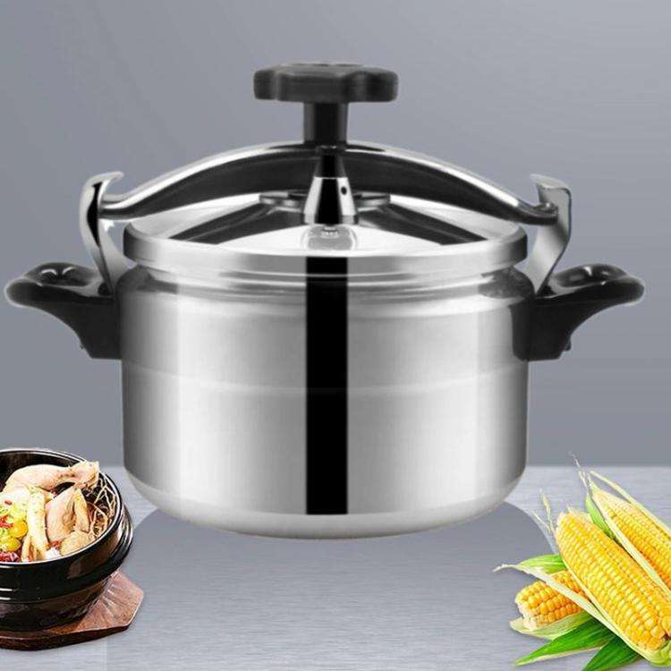 22cm/5L Aluminum Alloy Pressure Cooker with Secure Locking Lid, Explosion-Proof Design for Gas St...