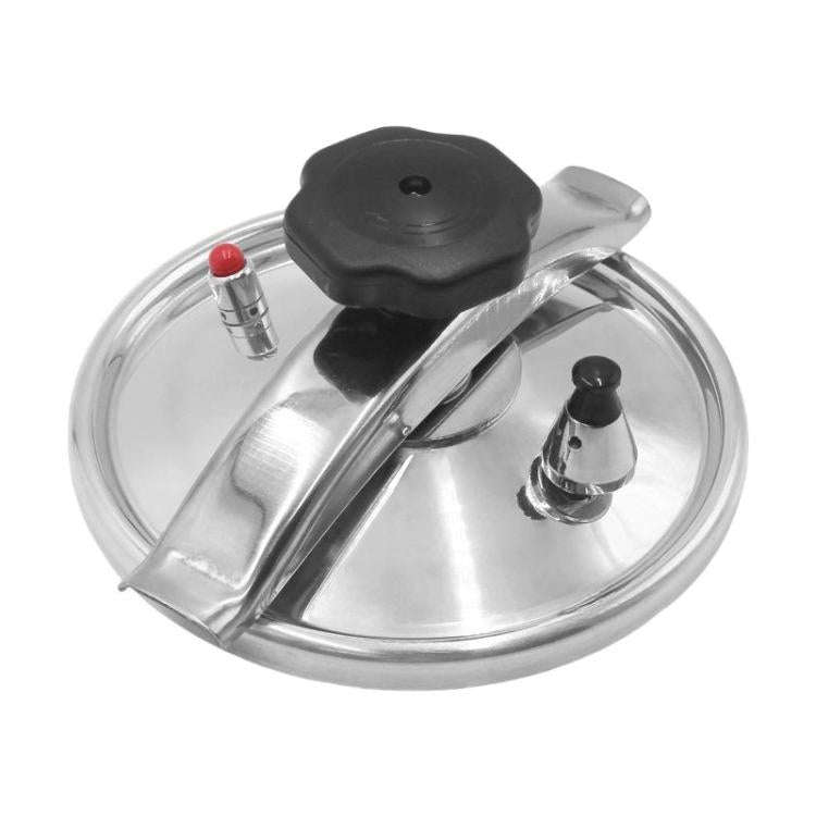 22cm/5L Aluminum Alloy Pressure Cooker with Secure Locking Lid, Explosion-Proof Design for Gas St...