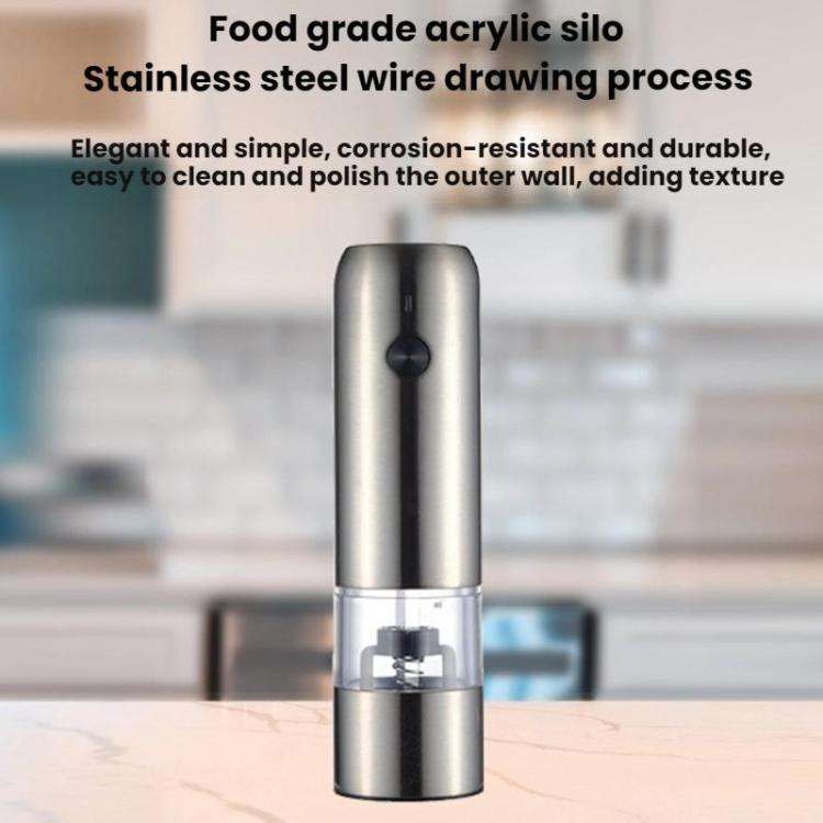 Portable Mini Electric Pepper Sea Salt Grinder(569A)