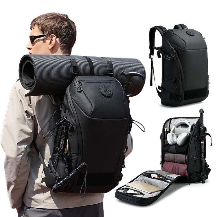 BANGE  FW-226 Men Outdoor Large Capacity Backpack Sports Bag(Black)