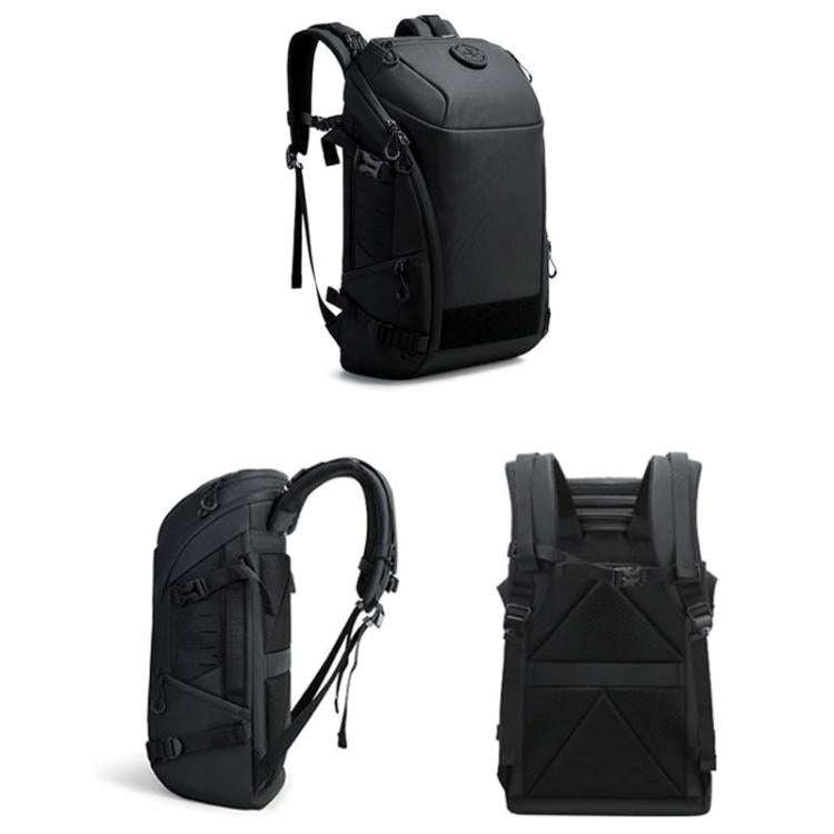 BANGE  FW-226 Men Outdoor Large Capacity Backpack Sports Bag(Black)