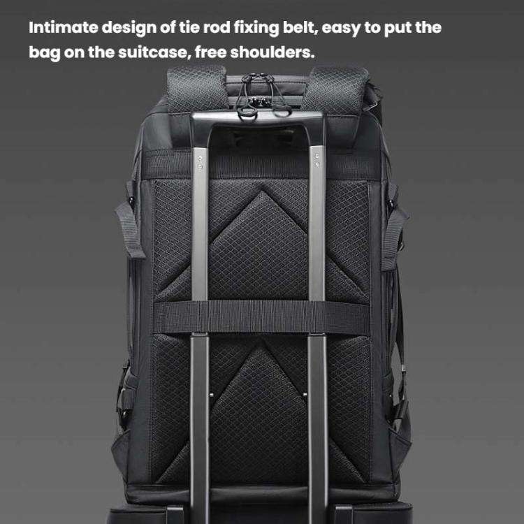 BANGE  FW-226 Men Outdoor Large Capacity Backpack Sports Bag(Black)