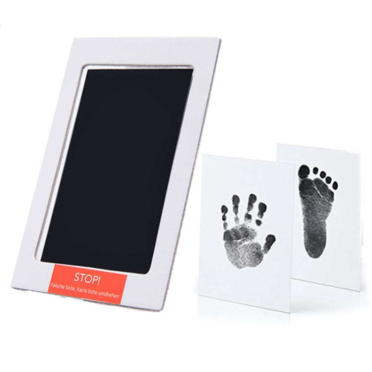Non-Toxic Baby Handprint Footprint Imprint Souvenirs Infant Clay Toy Gifts(Black)
