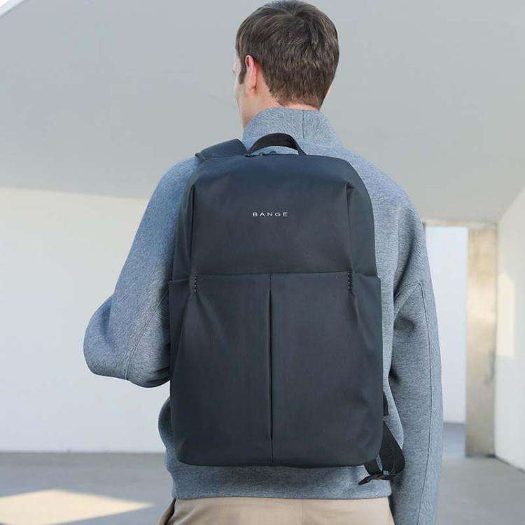 BANGE BG-3078 Business Commuting Large Capacity Backpack Computer Pack(Black)