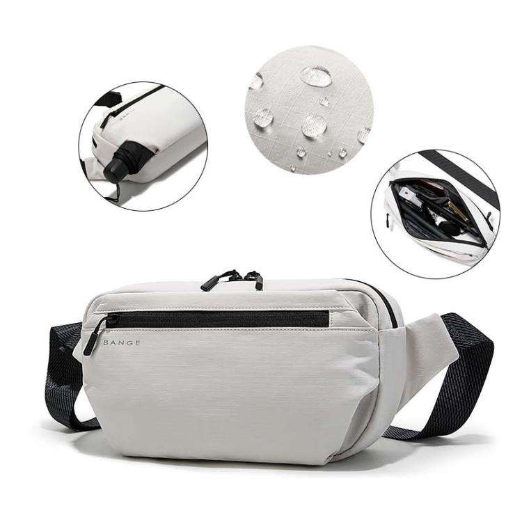 BANGE BG-7851 Men Crossbody Bag Multifunctional Lightweight Casual Commuting Chest Pack Small Sho...