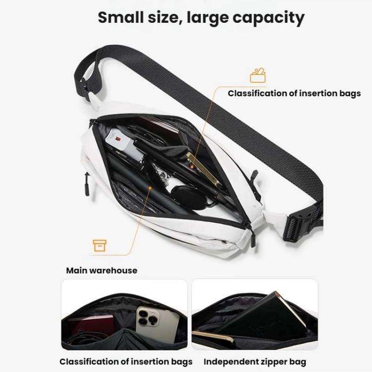BANGE BG-7851 Men Crossbody Bag Multifunctional Lightweight Casual Commuting Chest Pack Small Sho...