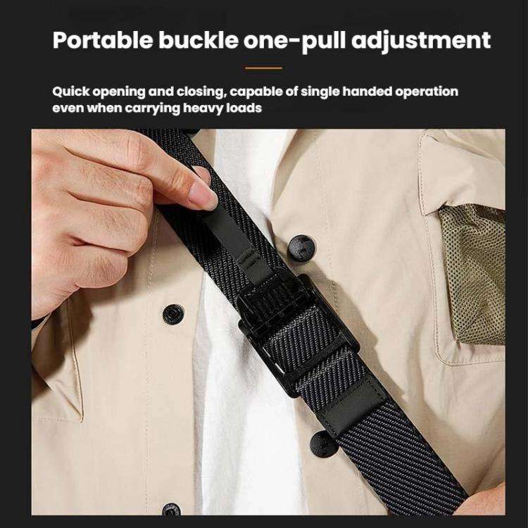 BANGE BG-7851 Men Crossbody Bag Multifunctional Lightweight Casual Commuting Chest Pack Small Sho...