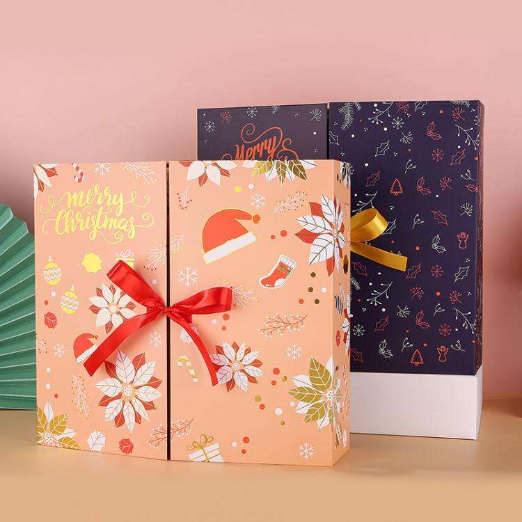 Christmas Advent Calendar Blind Box 24 Empty DIY Gift Boxes Countdown Surprise For Kids & Adults(...