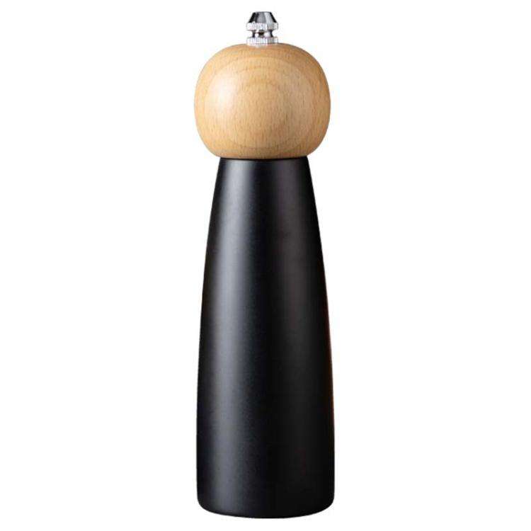 Round Head Manual Pepper Mill Ceramic Core Kitchen Tool, Spec: 8 inch With Box