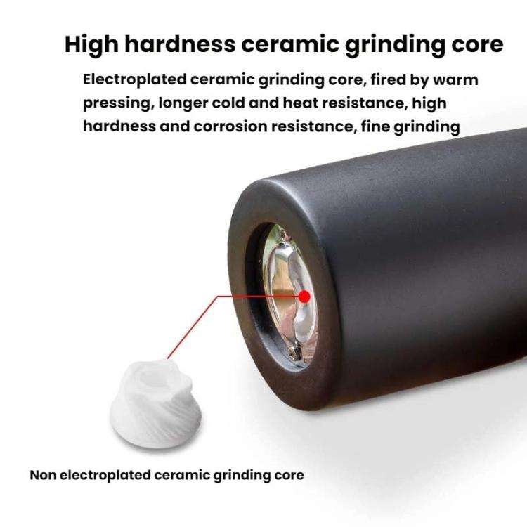 Round Head Manual Pepper Mill Ceramic Core Kitchen Tool, Spec: 4 inch With Box