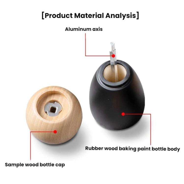 Round Head Manual Pepper Mill Ceramic Core Kitchen Tool, Spec: 8 inch With Box