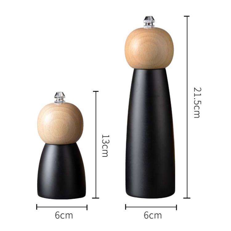 Round Head Manual Pepper Mill Ceramic Core Kitchen Tool, Spec: 4 inch With Box
