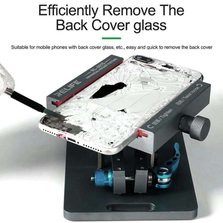RELIFE RL-601S Mobile Phone Repair Screen Mainboard Removing Back Cover Glass Fixed Rotating Fixture