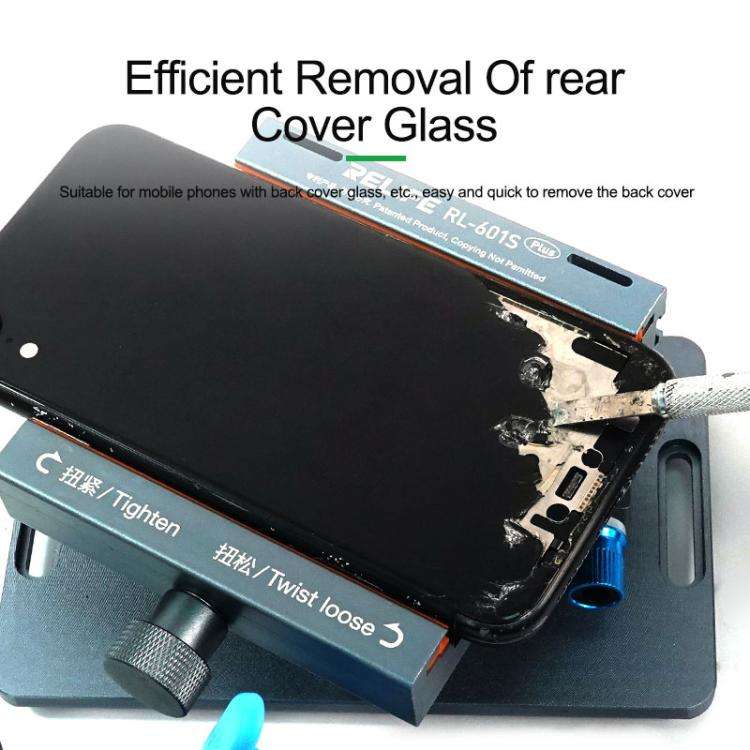 RELIFE RL-601S Plus 2 In 1 Split Screen Rotating Mobile Phone Repair Fixture Multifunctional Rota...