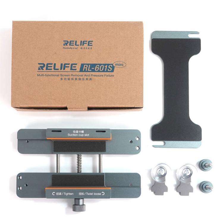 RELIFE RL-601S Mini Mobile Phone Screen Removal Clamp Easily Remove Glass Back Cover and Secure S...