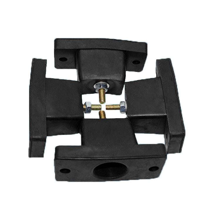 4pcs /Pack Rubber Anti-Vibration AC Mounting Bracket Shock-Absorbing Pads for Outdoor Air Conditi...