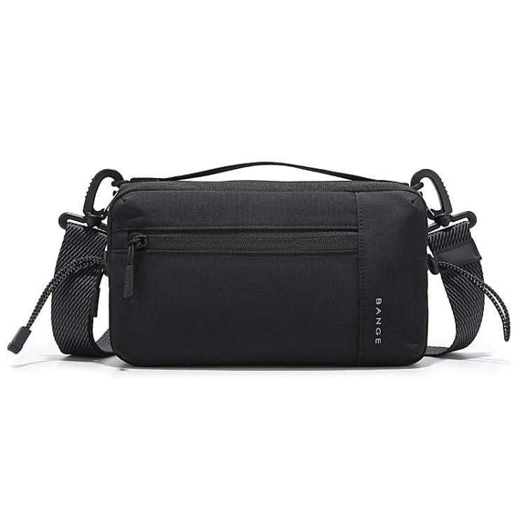 BANGE BG-8089 Men Crossbody Bag Multifunctional Messenger Backpack(Black)