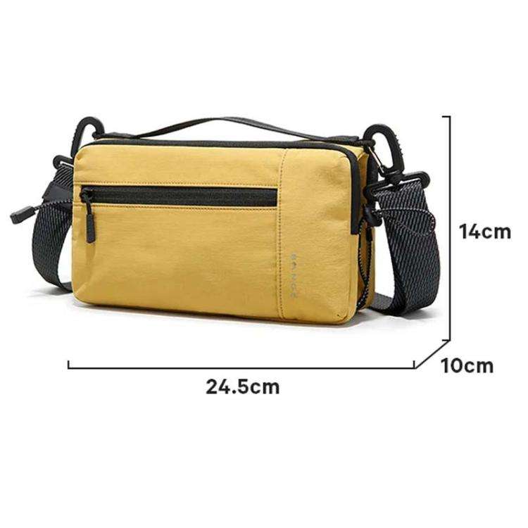 BANGE BG-8089 Men Crossbody Bag Multifunctional Messenger Backpack(Black)