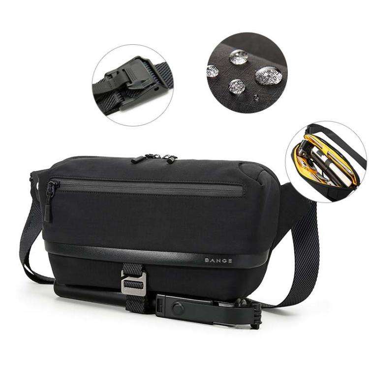 BANGE BG2825-1 Crossbody Bag Lightweight Large Capacity Storage Pack(Yellow)