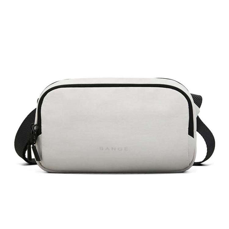 BANGE 3097 Men Crossbody Bag Casual Portable Mobile Phone Bag(White)