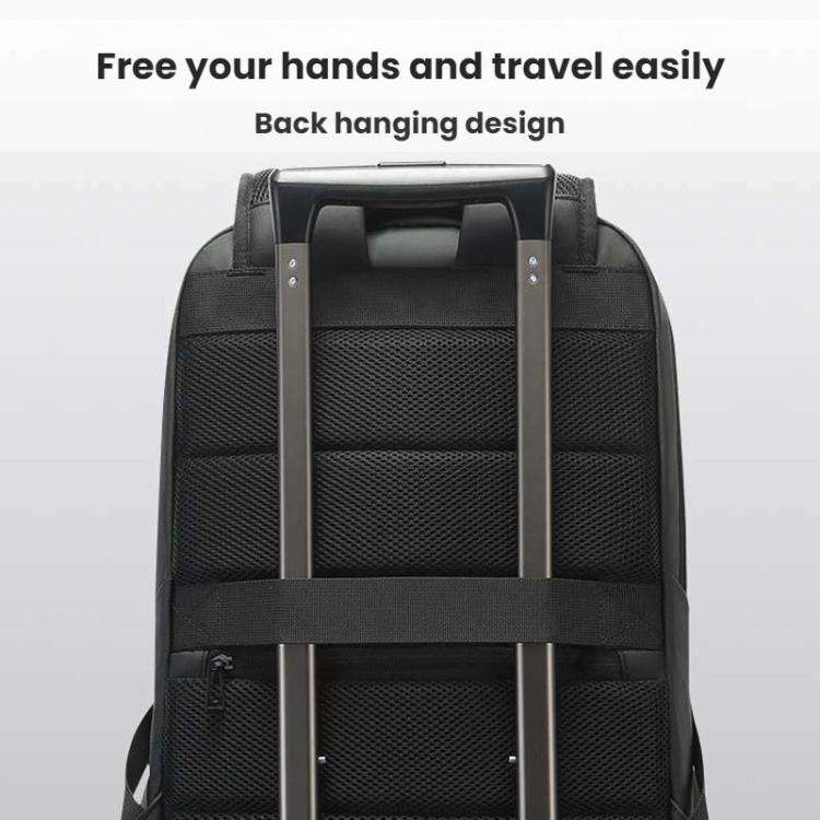 BANGE BG-7822 Large Capacity Multi Compartment Computer Backpack Student Schoolbag(Blue)
